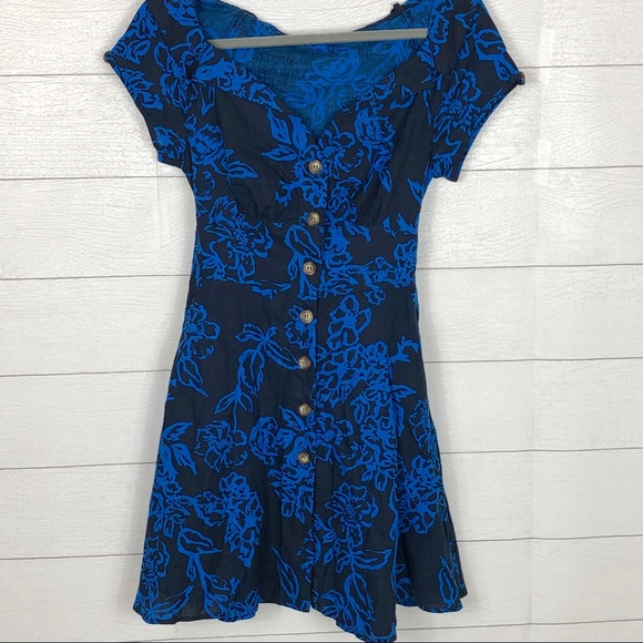 Free People Floral Dress Size 6 - Picture 5 of 11